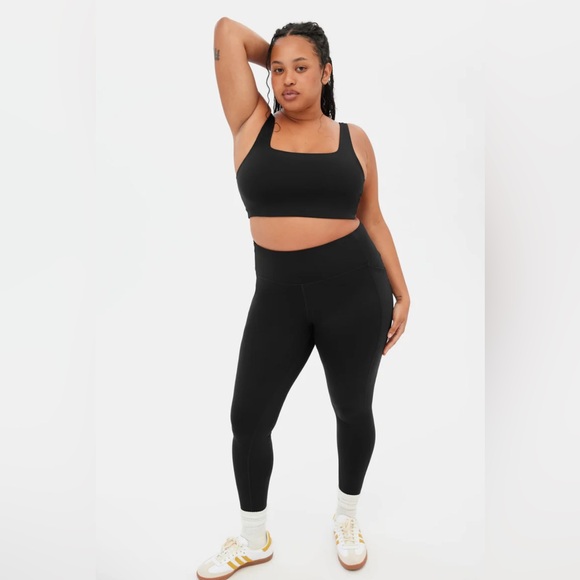 Girlfriend Collective 7/8 Length High Rise Pocket Leggings - Picture 1 of 7